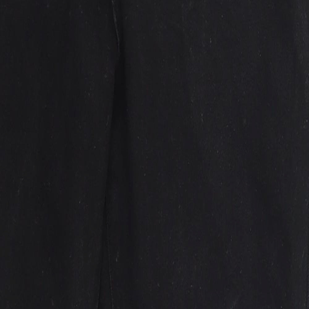 Boohoo Womens Black  Denim Skinny Jeans Size 10 L26 in
