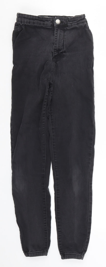 Denim Co Womens Grey  Denim Skinny Jeans Size 8 L25 in