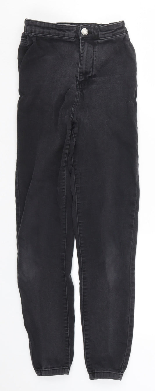 Denim Co Womens Grey  Denim Skinny Jeans Size 8 L25 in