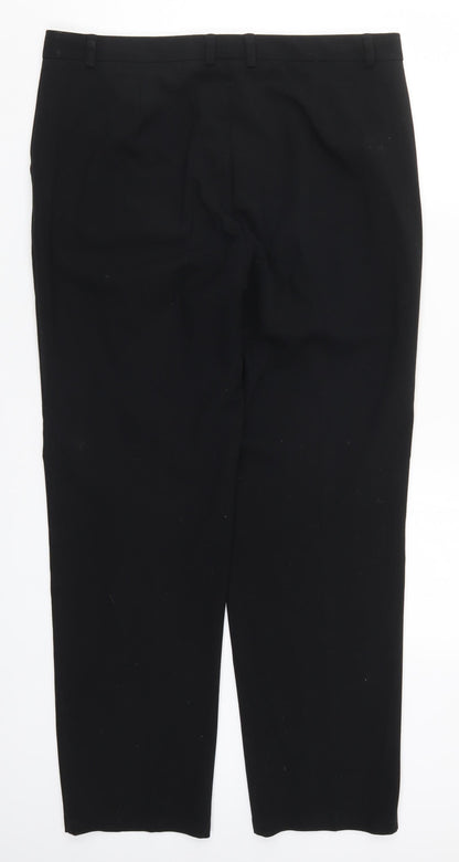 Womens UK Size 14 Marks and Spencer Regular Fit  Black Trousers
