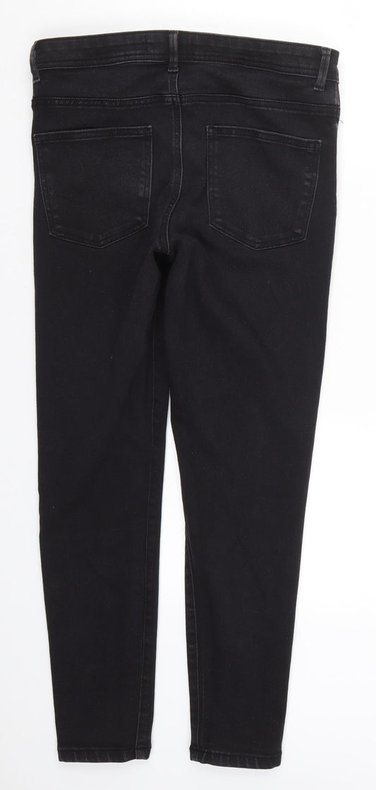 Denim Co Womens Black  Denim Skinny Jeans Size 14 L27 in