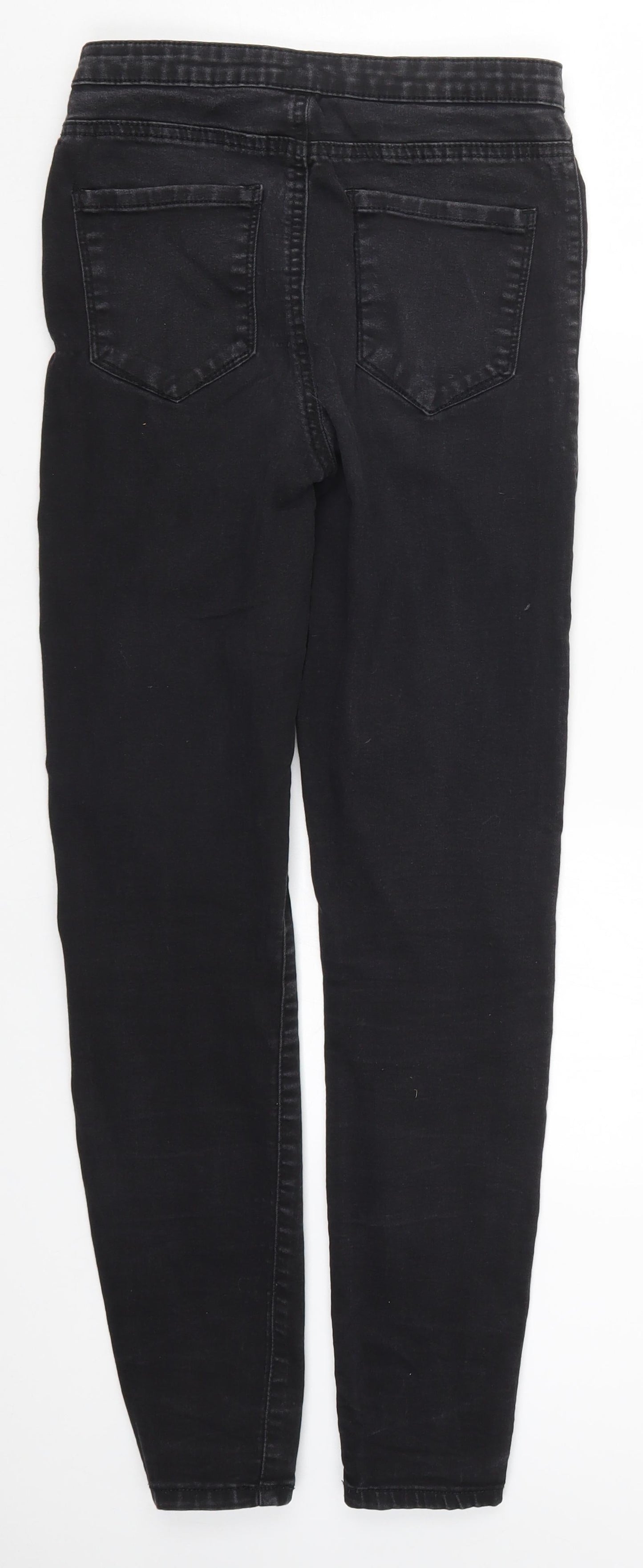 Denim Co Womens Black  Denim Skinny Jeans Size 10 L28 in