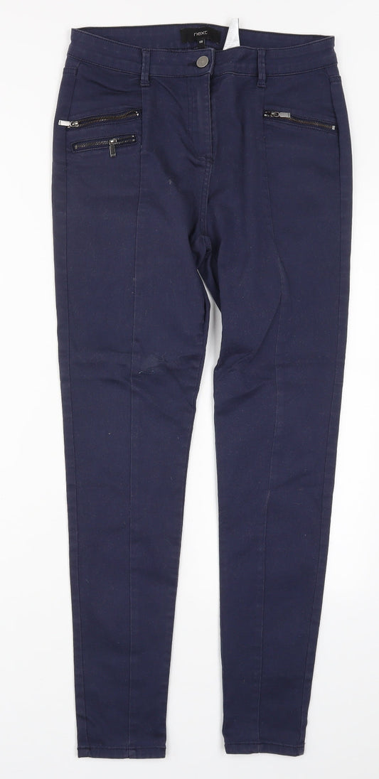 NEXT Womens Blue  Denim Skinny Jeans Size 10 L29.5 in