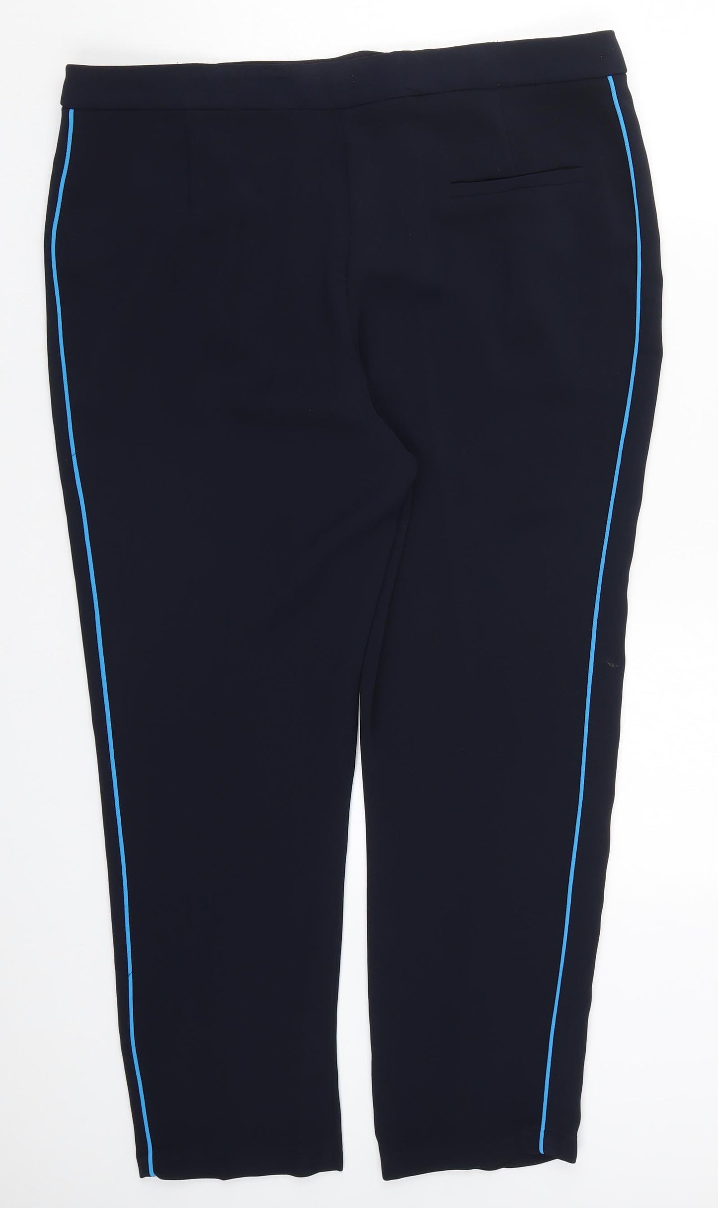 Womens UK Size 14 Topshop Regular Fit  Blue Trousers