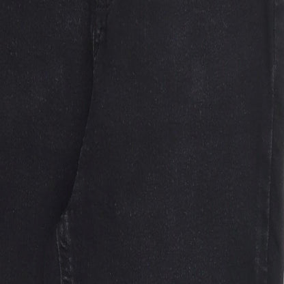 F&F Womens Black  Denim Skinny Jeans Size 10 L24 in