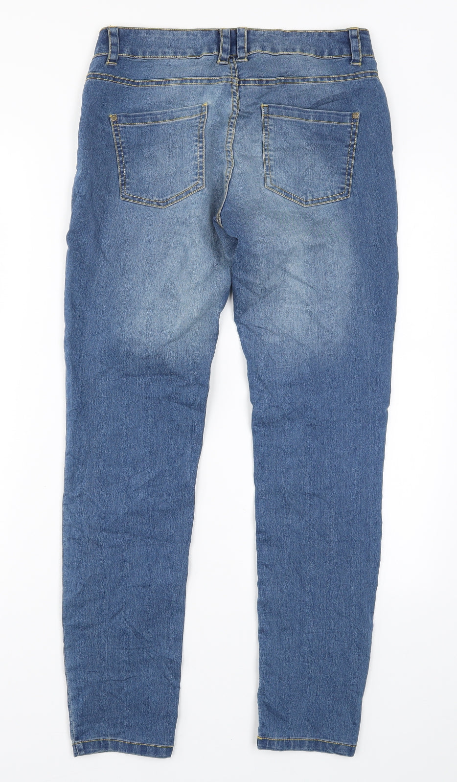 ESMARA Womens Blue  Denim Skinny Jeans Size 10 L28 in