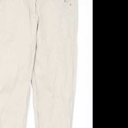 Womens UK Size 27 in Promod Regular Fit  Beige Trousers