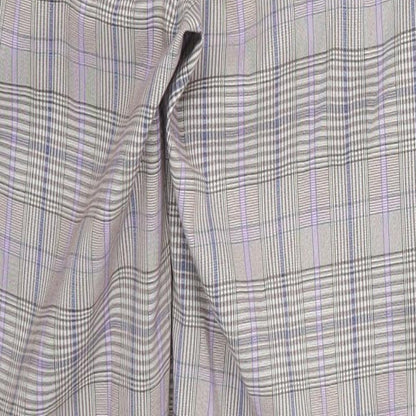 Nasty Gal Womens Purple Check  Trousers  Size 6 L28 in