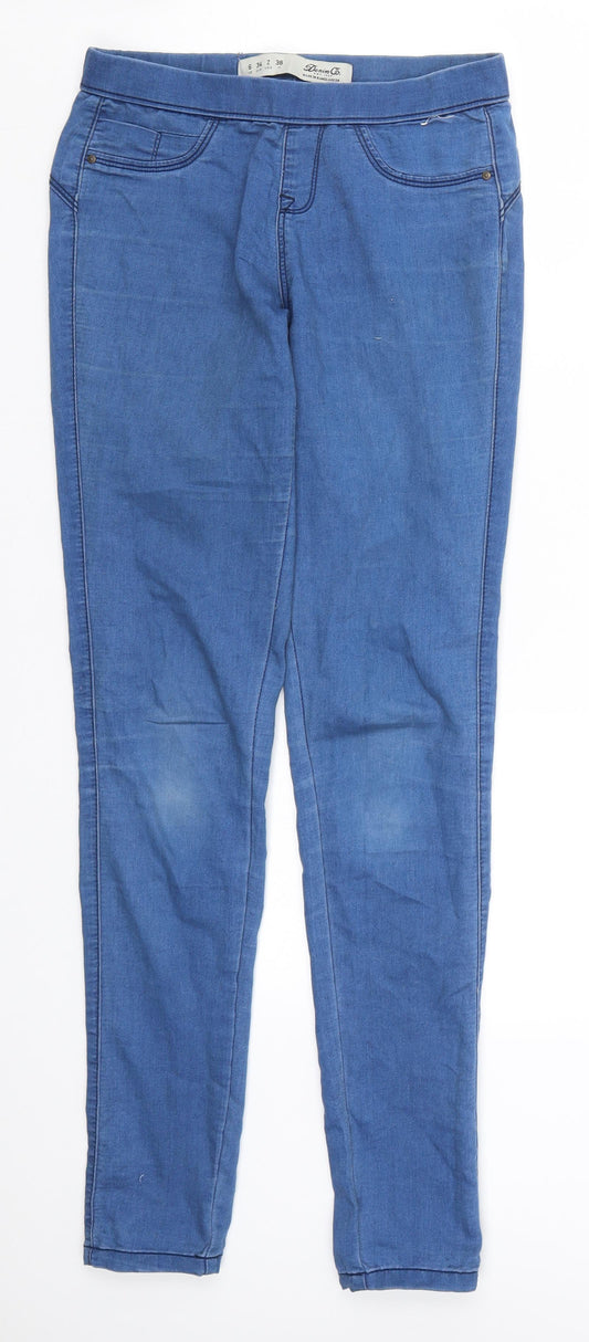 Denim Co Womens Blue  Denim Jegging Jeans Size 6 L31 in