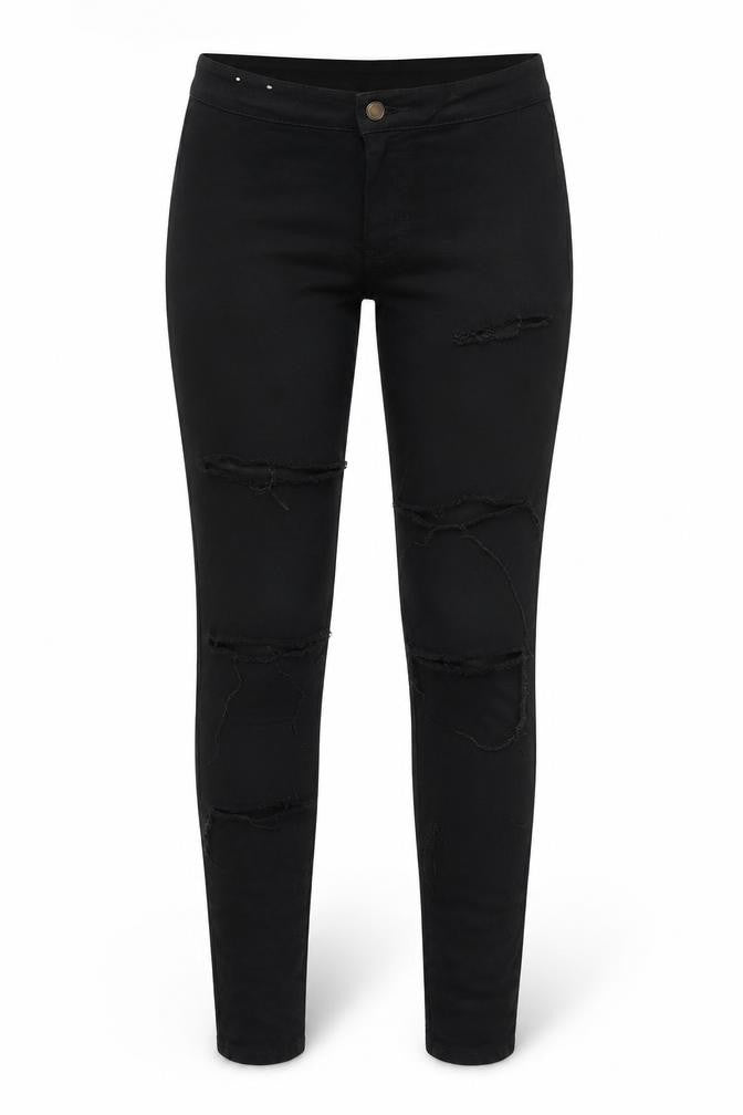 Womens UK Size 10 New Look Regular Fit Skinny Black Jeans