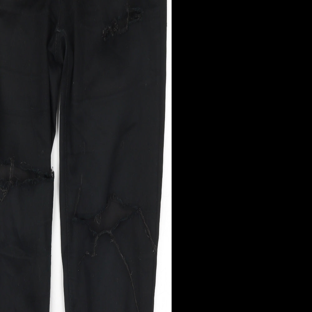 New Look Womens Black  Denim Skinny Jeans Size 10 L30 in