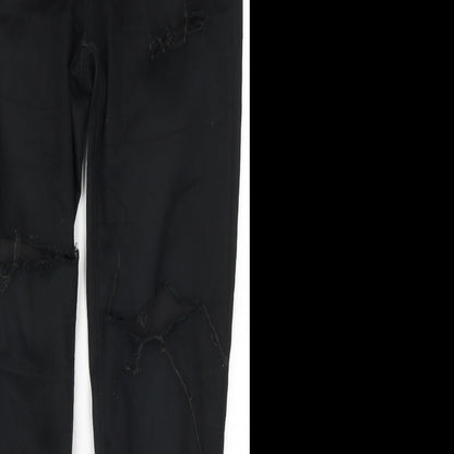 New Look Womens Black  Denim Skinny Jeans Size 10 L30 in
