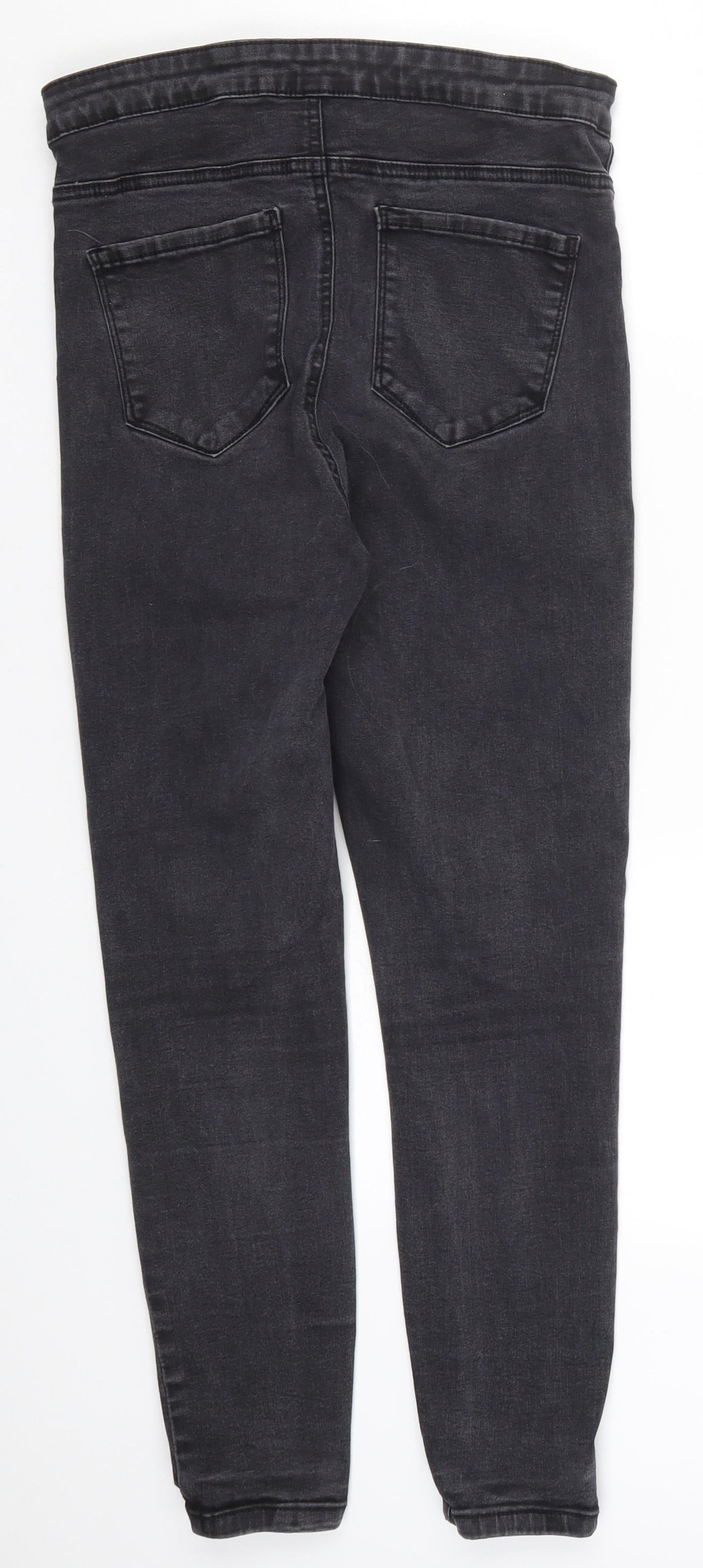 Denim Co Womens Grey  Denim Skinny Jeans Size 14 L25 in