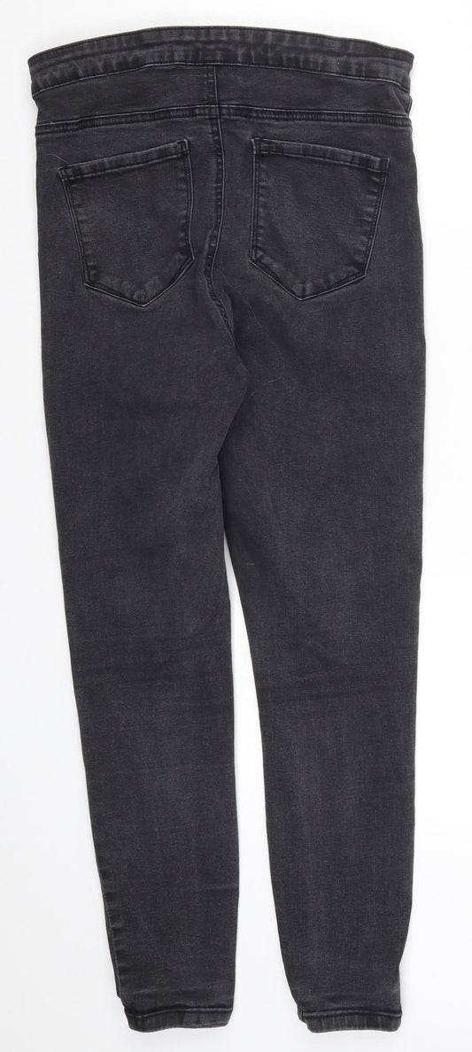 Denim Co Womens Grey  Denim Skinny Jeans Size 14 L25 in