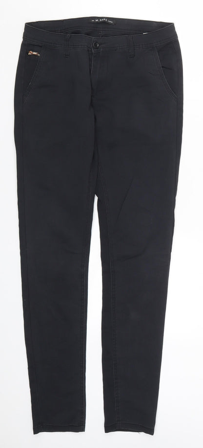 M Sara Womens Black  Denim Jegging Jeans Size 27 in L29 in