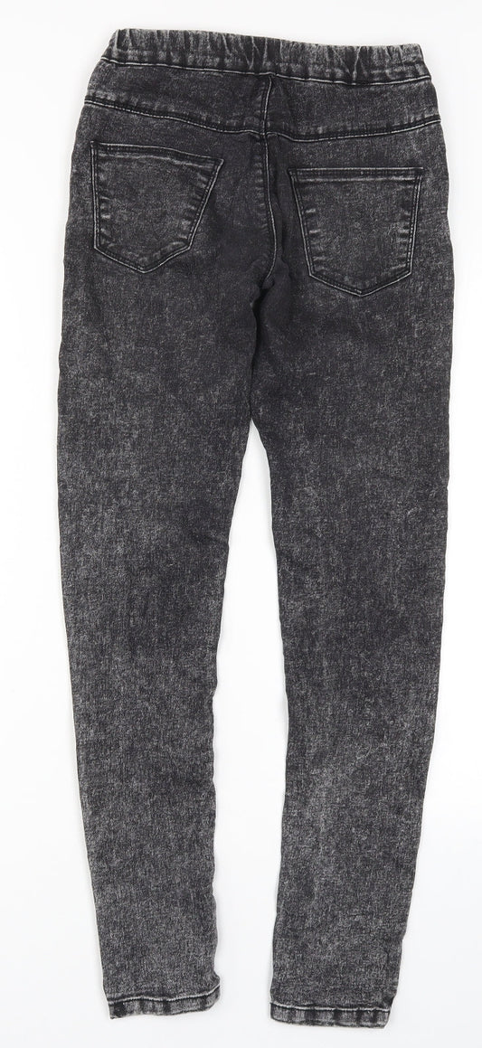 RESERVED Girls Grey  Denim Jegging Jeans Size 13 Years