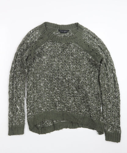 Womens UK Size 8 Dorothy Perkins Green Pullover Jumper