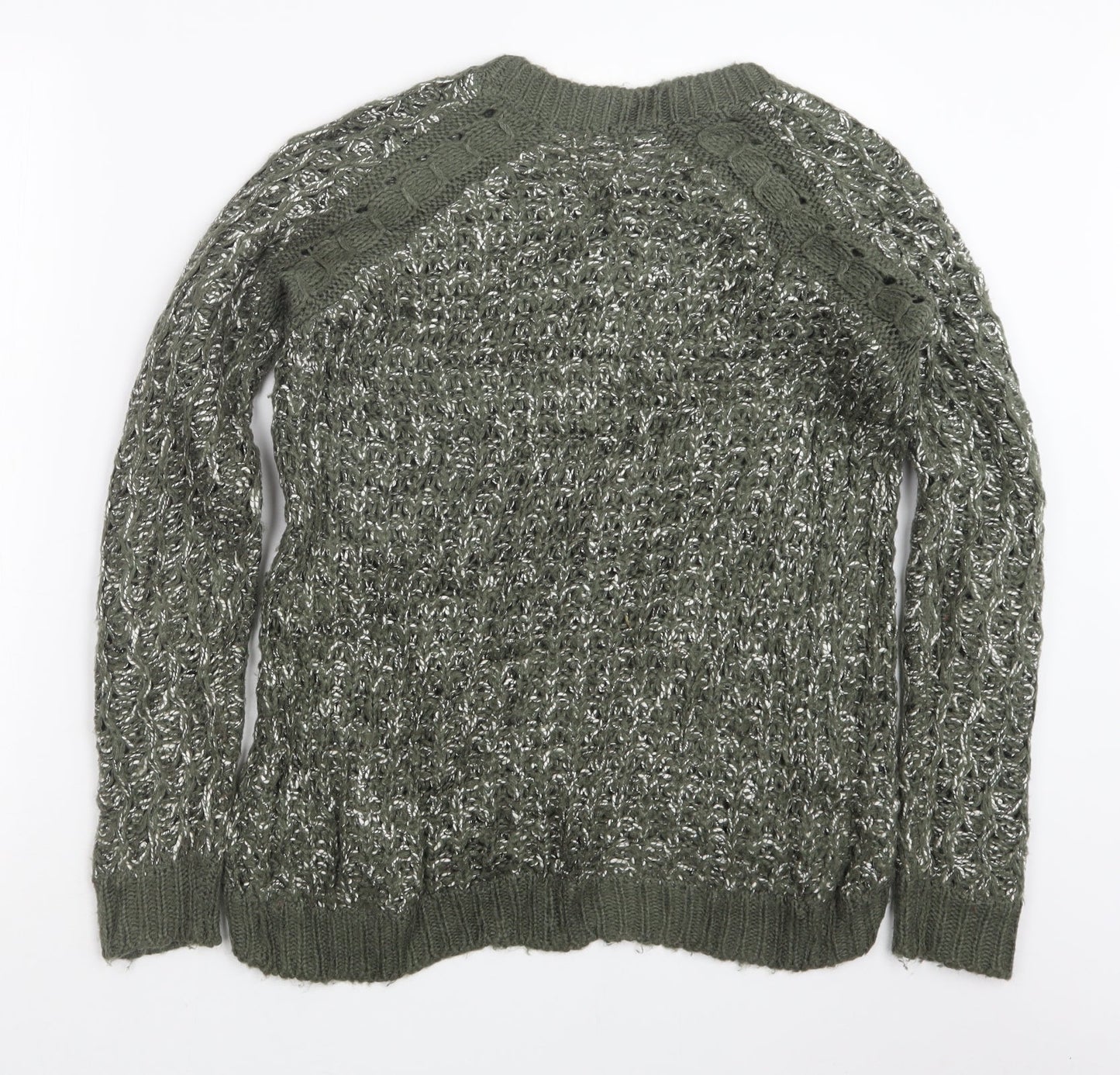 Womens UK Size 8 Dorothy Perkins Green Pullover Jumper