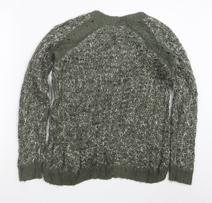 Womens UK Size 8 Dorothy Perkins Green Pullover Jumper