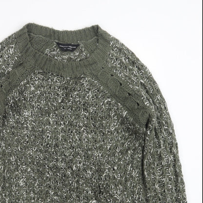 Womens UK Size 8 Dorothy Perkins Green Pullover Jumper