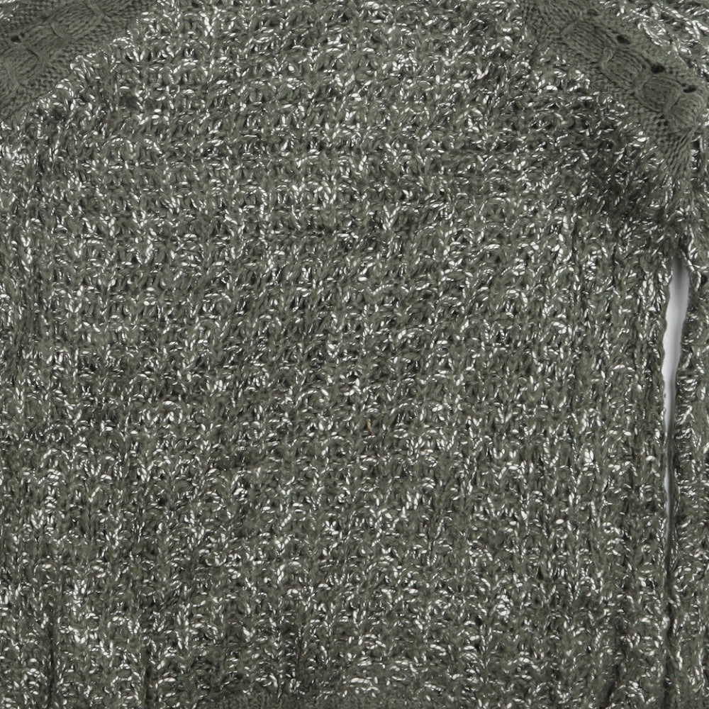 Womens UK Size 8 Dorothy Perkins Green Pullover Jumper