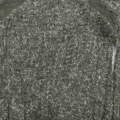 Womens UK Size 8 Dorothy Perkins Green Pullover Jumper