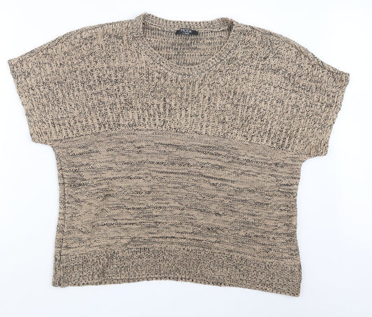 George Womens Beige  Knit Pullover Jumper Size 16