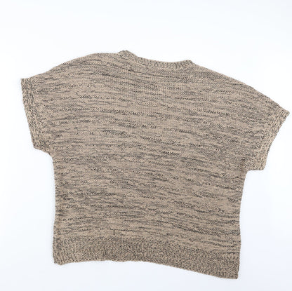 George Womens Beige  Knit Pullover Jumper Size 16
