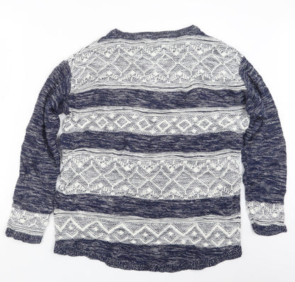 Womens UK Size M Matalan Blue Pullover Jumper