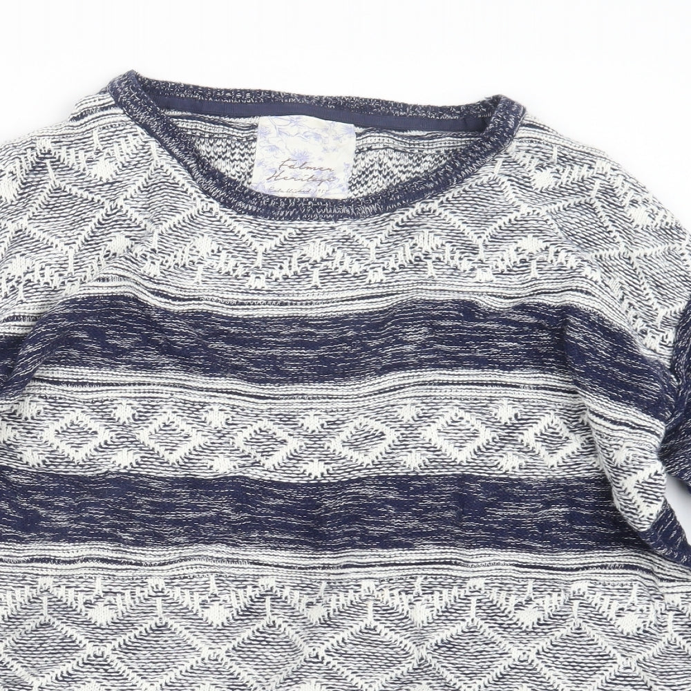 Womens UK Size M Matalan Blue Pullover Jumper