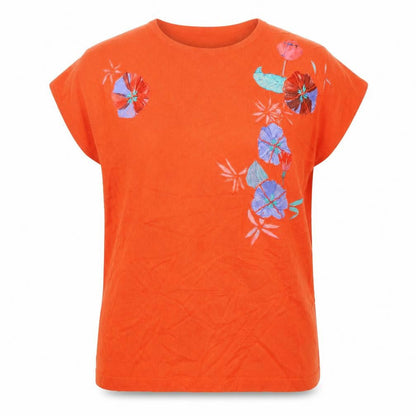 TILBER Womens Orange  Knit Pullover Jumper Size 14