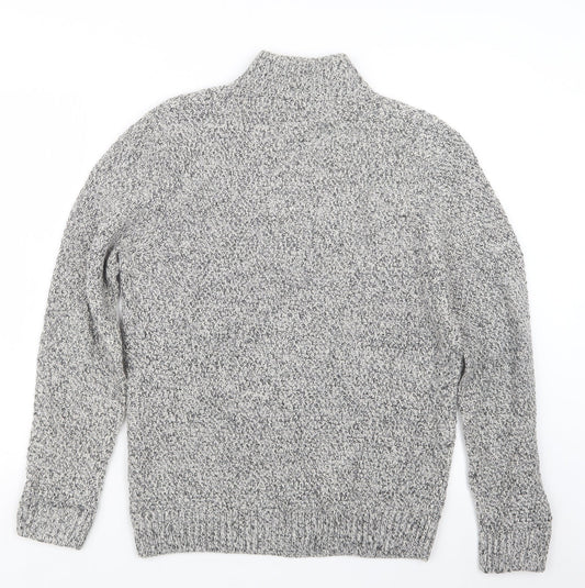 George Mens Grey  Knit Pullover Sweatshirt Size S