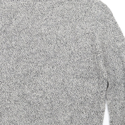 George Mens Grey  Knit Pullover Sweatshirt Size S
