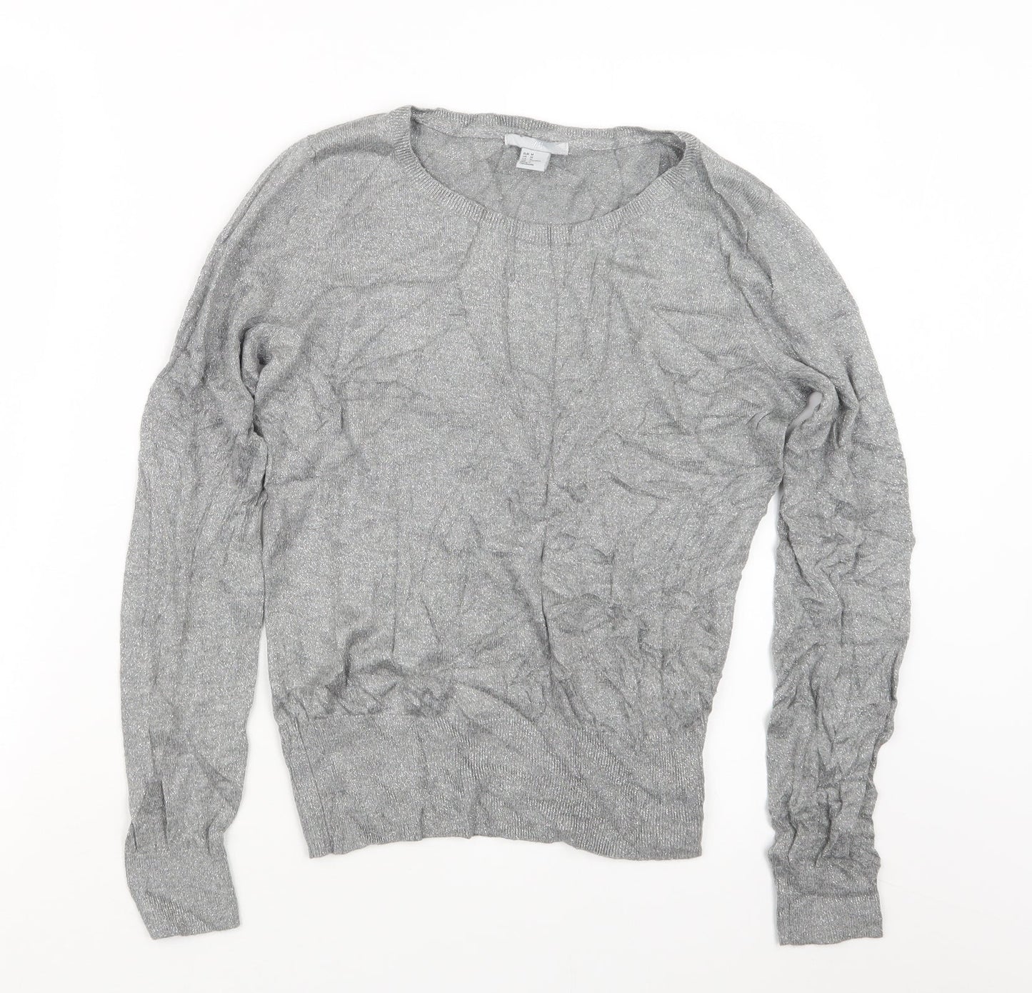 Womens UK Size M H&M Grey Pullover Jumper
