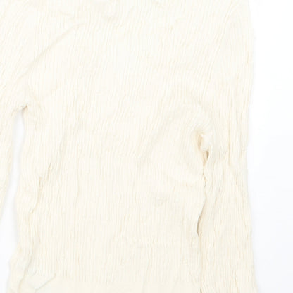 Womens UK Size 10 Marks and Spencer Ivory Pullover Jumper
