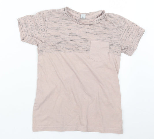 TU Boys Beige   Basic T-Shirt Size 9 Years