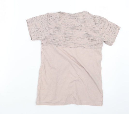 TU Boys Beige   Basic T-Shirt Size 9 Years