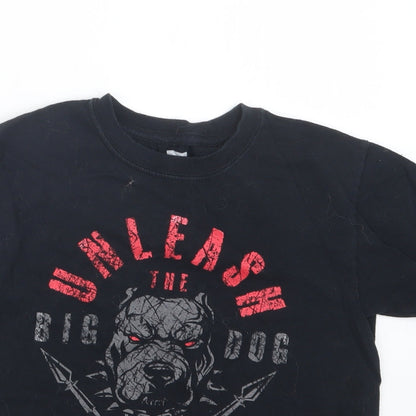 Authentic Boys Black   Basic T-Shirt Size S