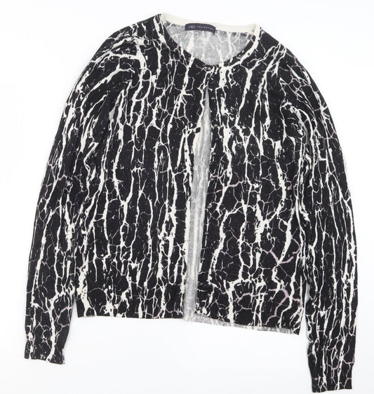 Womens UK Size 10 Marks and Spencer Black Cape Jumper