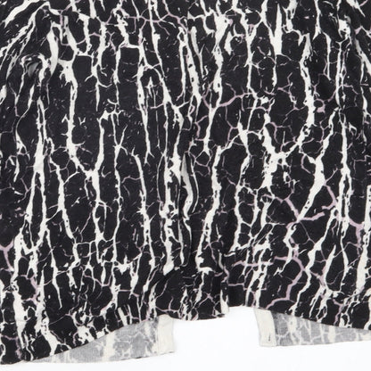 Womens UK Size 10 Marks and Spencer Black Cape Jumper