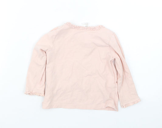 H&M Girls Pink   Basic T-Shirt Size 6-9 Months