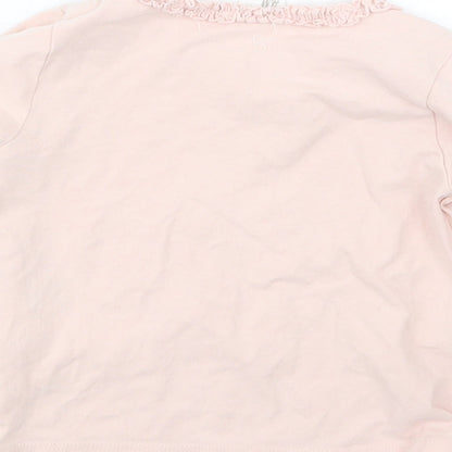 H&M Girls Pink   Basic T-Shirt Size 6-9 Months
