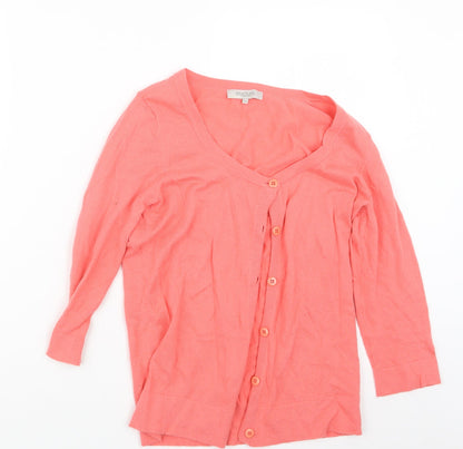 Womens UK Size XS Great plains Pink Cardigan Jumper