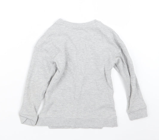 George Boys Grey   Pullover Jumper Size 5-6 Years