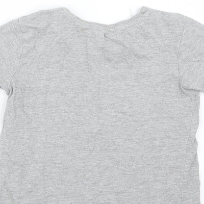 George Boys Grey   Basic T-Shirt Size 5-6 Years