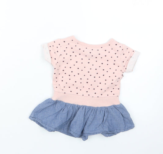 NEXT Girls Pink   Basic T-Shirt Size 3-6 Months