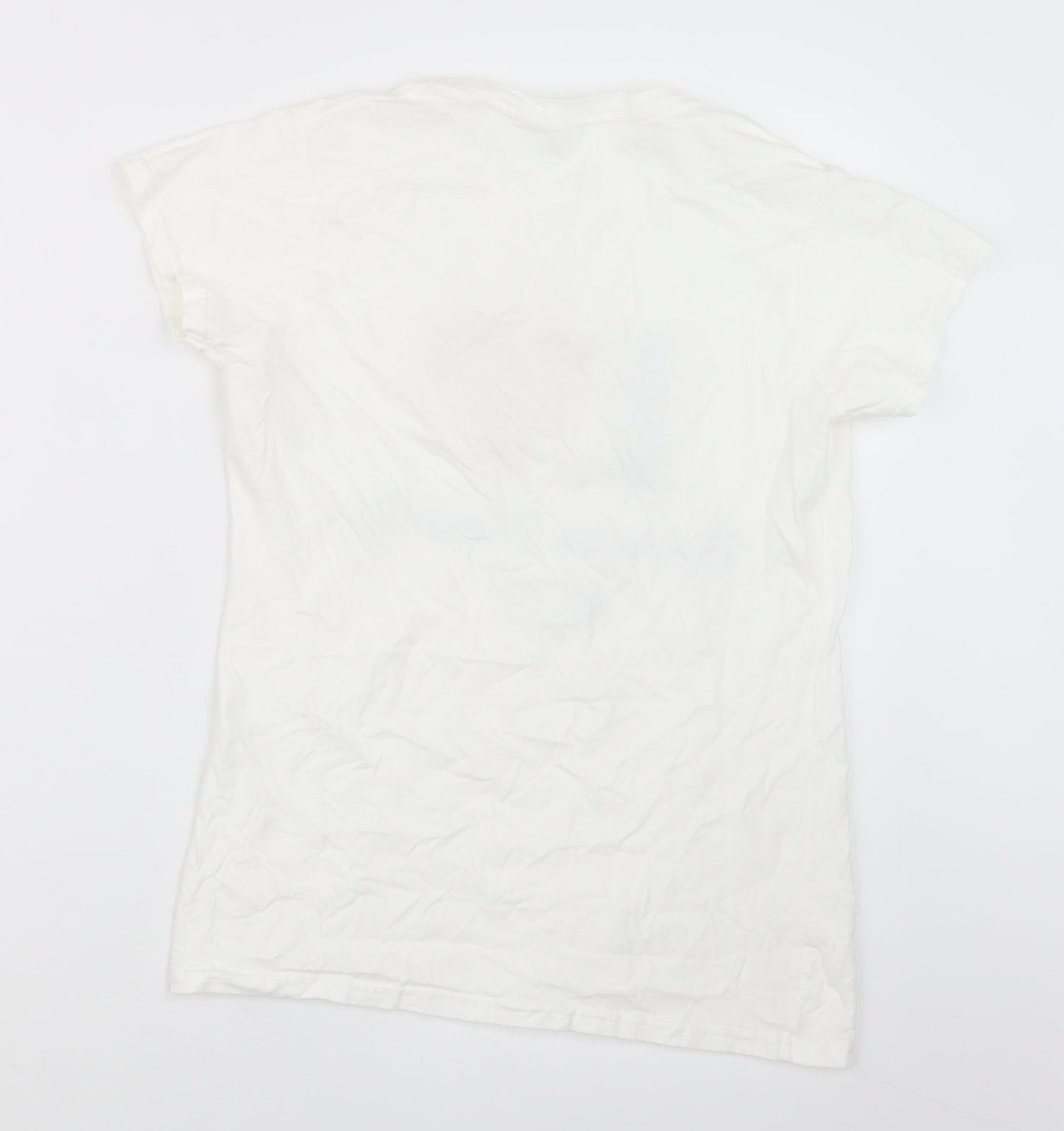 Gildan Womens White   Basic T-Shirt Size M