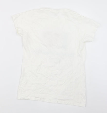 Gildan Womens White   Basic T-Shirt Size M