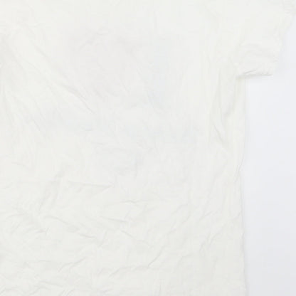 Gildan Womens White   Basic T-Shirt Size M