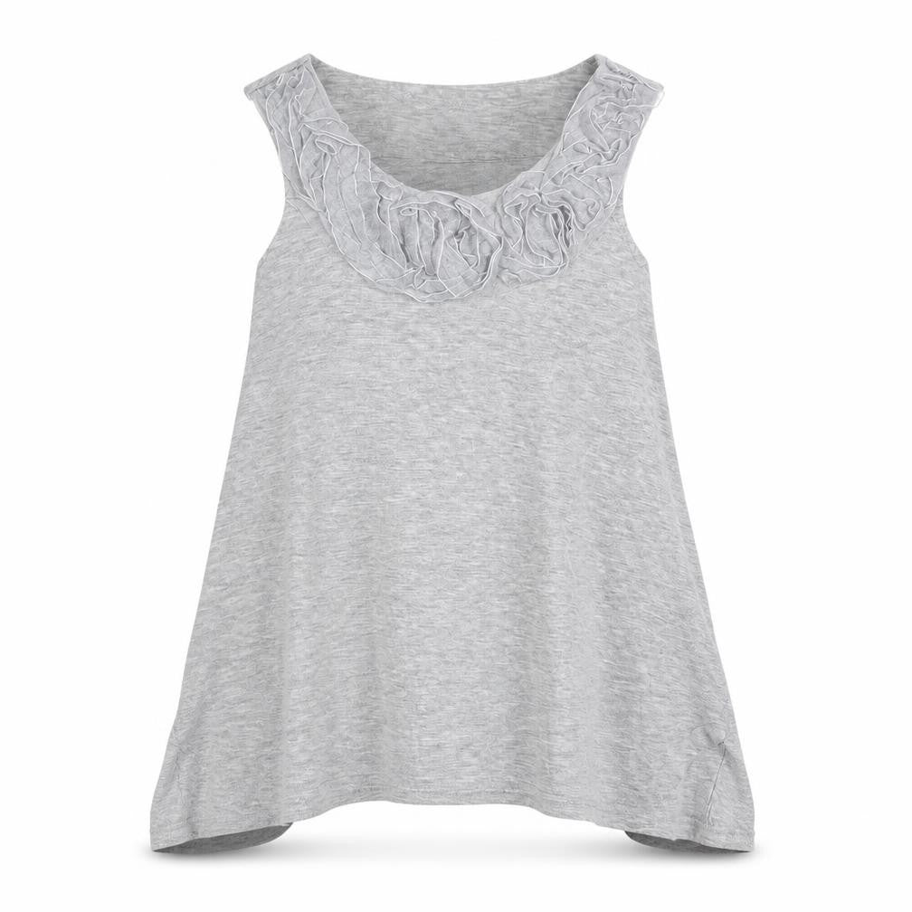 M&S Girls Grey   Basic Tank Size 10 Years